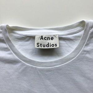 Acne studio white t shirt